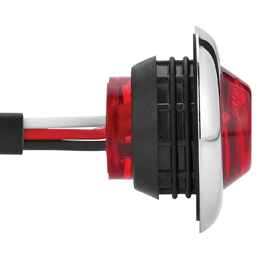 3/4" LED Red Clearance Marker/Stop/Tail/Turn Light - 3-Wire
